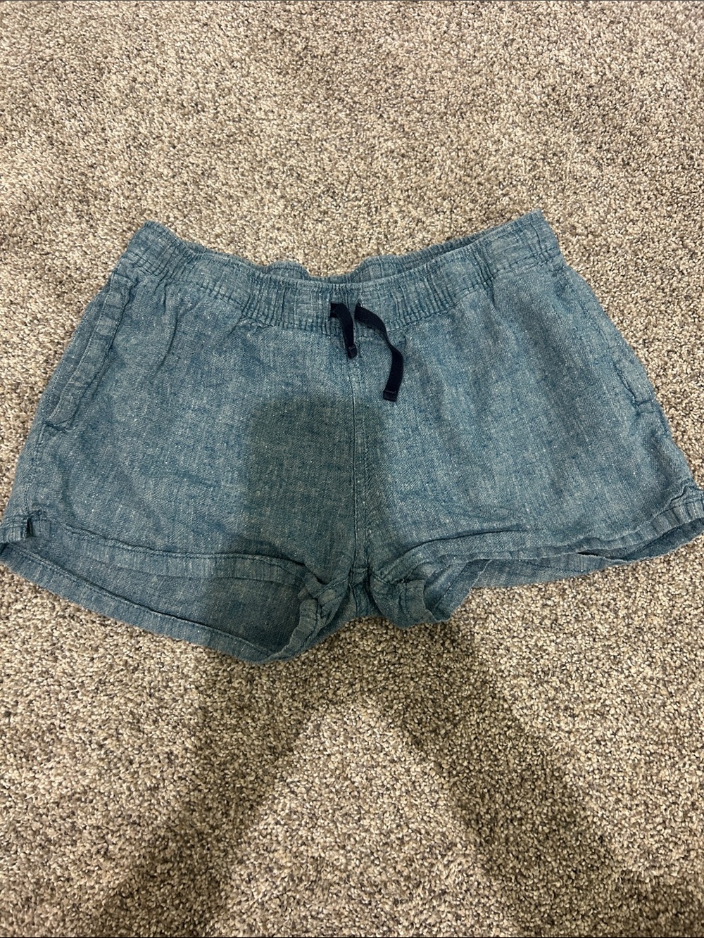 Patagonia Blue Drawstring Athletic Shorts